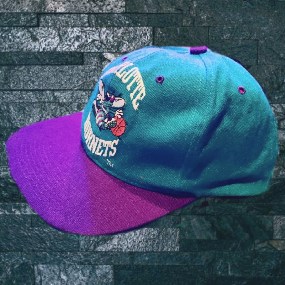 Vintage Charlotte Hornets Ballcap Unisex Adults